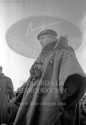 Granadella, puesto de mando del CE del Norte, general Solchaga