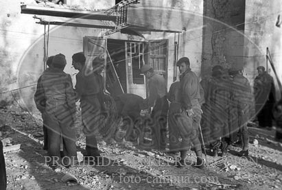 Granadella, puesto de mando del CE del Norte, general Solchaga