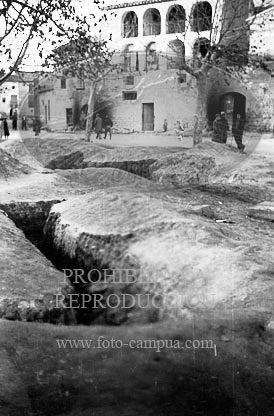 Granadella, puesto de mando del CE del Norte, general Solchaga