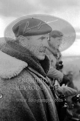 Granadella, puesto de mando del CE del Norte, general Solchaga