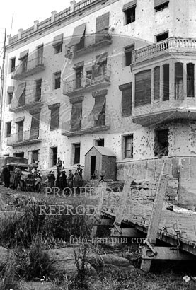 Frente de Cataluña, Puesto de mando del General Davila