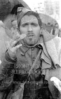 Prisioneros republicanos en el Monasterio de Poblet