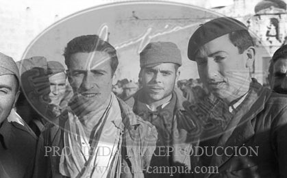 Prisioneros republicanos en el Monasterio de Poblet