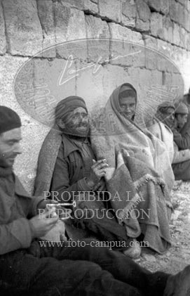 Prisioneros republicanos en el Monasterio de Poblet