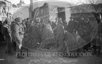 Prisioneros republicanos en el Monasterio de Poblet