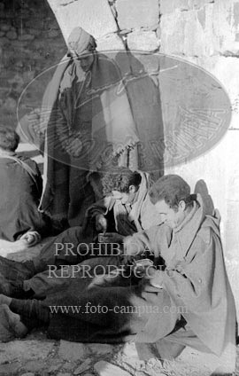 Prisioneros republicanos en el Monasterio de Poblet