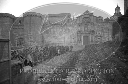 Prisioneros republicanos en el Monasterio de Poblet