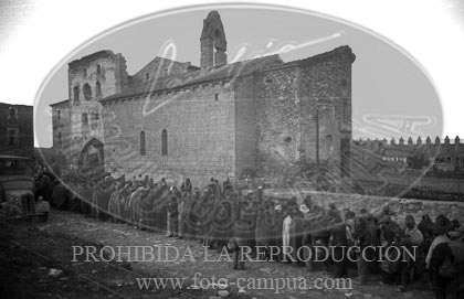 Prisioneros republicanos en el Monasterio de Poblet
