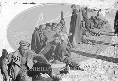 Prisioneros republicanos en el Monasterio de Poblet