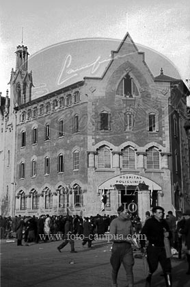 Toma de Barcelona por el Ejército Nacional, calles de Barcelona