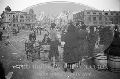 Toma de Barcelona por el Ejército Nacional, calles de Barcelona