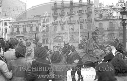 Toma de Barcelona por el Ejército Nacional, calles de Barcelona