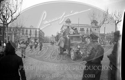 Toma de Barcelona por el Ejército Nacional, calles de Barcelona