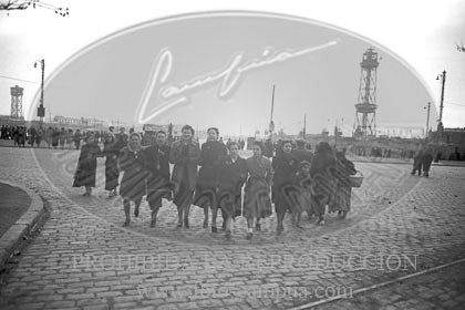 Toma de Barcelona por el Ejército Nacional, calles de Barcelona