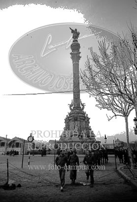 Toma de Barcelona por el Ejército Nacional, calles de Barcelona