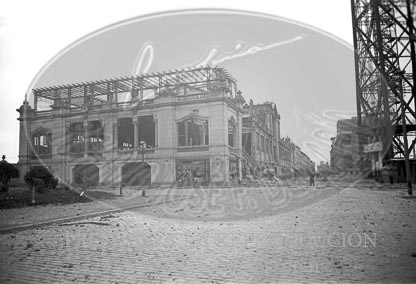 Toma de Barcelona por el Ejército Nacional, calles de Barcelona