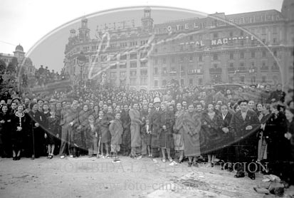 Toma de Barcelona por el Ejército Nacional, calles de Barcelona