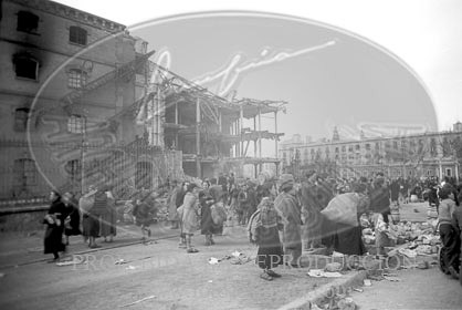Toma de Barcelona por el Ejército Nacional, calles de Barcelona