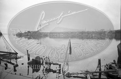 Toma de Barcelona. Los Nacionales en el Palacio San Jorge. Imagenes del puerto