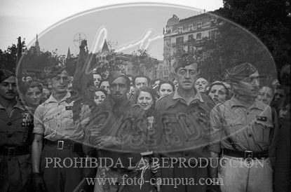 Toma de Barcelona por el Ejército Nacional, Misa de accion de gracias en la Plaza de Cataluña