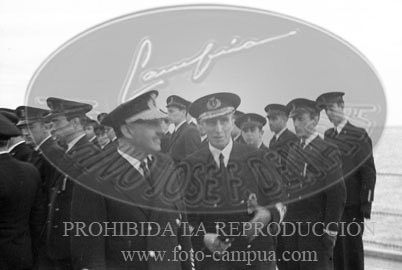 Franco con la Armada en Barcelona