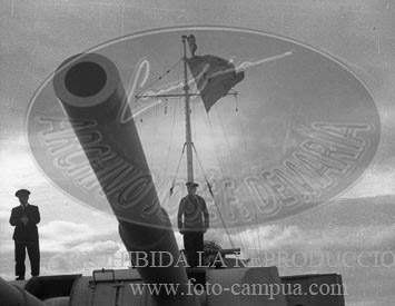 Franco con la Armada en Barcelona