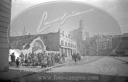 Toma de Gerona. Los nacionales toman la ciudad