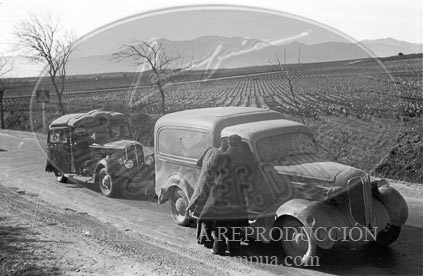 Perpignan y el Pirineo tras la toma de Cataluña por el Ejercito Nacional.