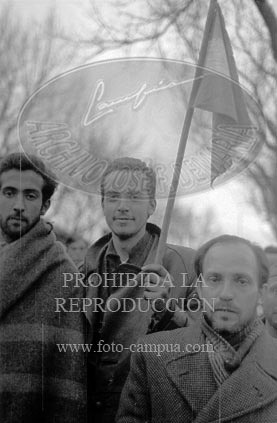 Milicianos y refugiados en Perpignan