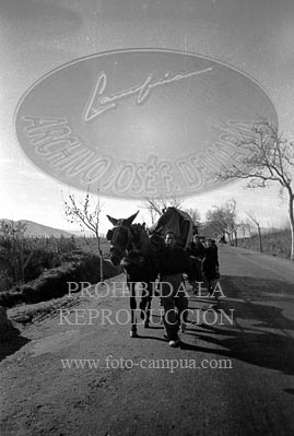 Milicianos y refugiados en la frontera con Francia