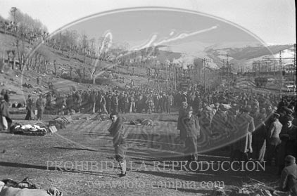 Campos de  refugiados en Perpignan