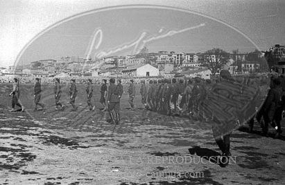 Ensayos de desfile en Avila