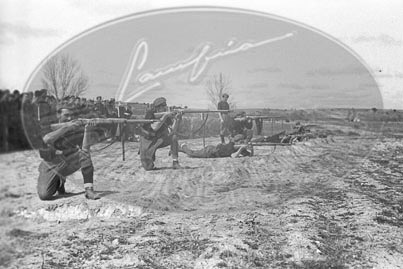 Frente del Tajo, ejercicios de tiro