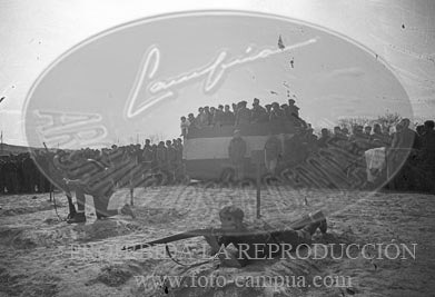 Frente del Tajo, ejercicios de tiro