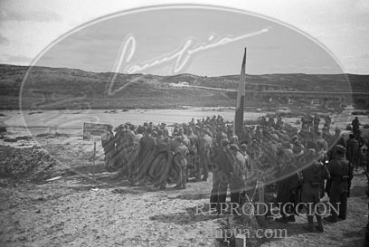 Frente del Tajo, ejercicios de tiro