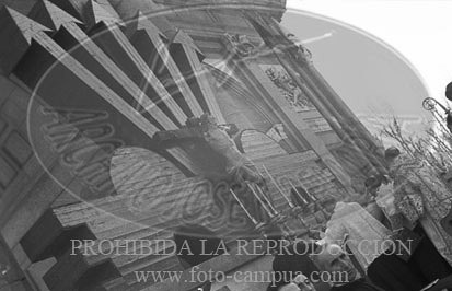 Misa por la victoria en la Puerta de Alcalá de Madrid