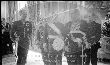 Primera recepcion despues del fin de la guerra