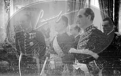 Primera recepcion despues del fin de la guerra