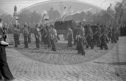 Traslado de los restos de Jose Antonio a El Escorial