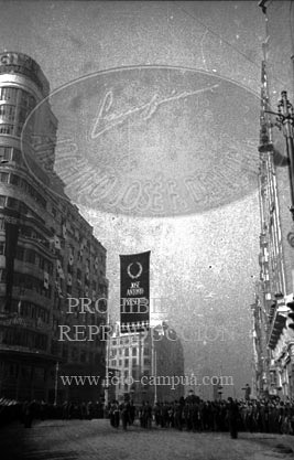 Traslado de los restos de Jose Antonio a El Escorial