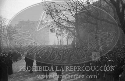 Traslado de los restos de Jose Antonio a El Escorial