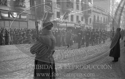 Traslado de los restos de Jose Antonio a El Escorial