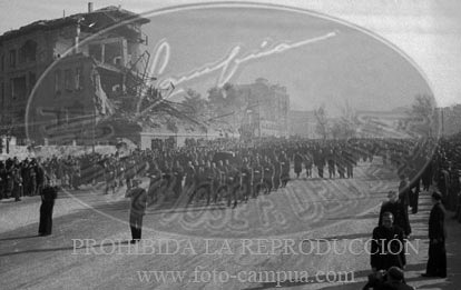 Traslado de los restos de Jose Antonio a El Escorial