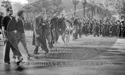 Traslado de los restos de Jose Antonio a El Escorial