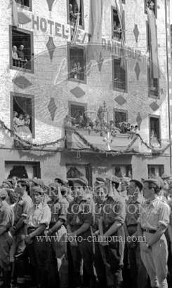 Visita del Conde Ciano a Zarauz