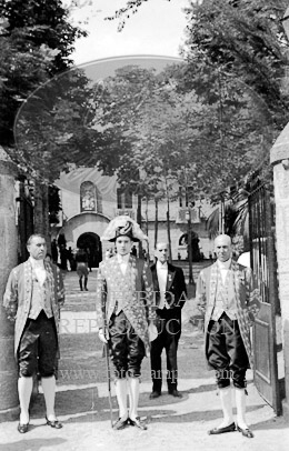 Visita del Conde Ciano a Zarauz