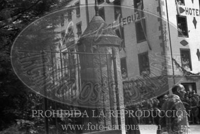 Visita del Conde Ciano a Zarauz