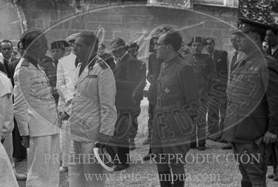 Visita del Conde Ciano a Zarauz