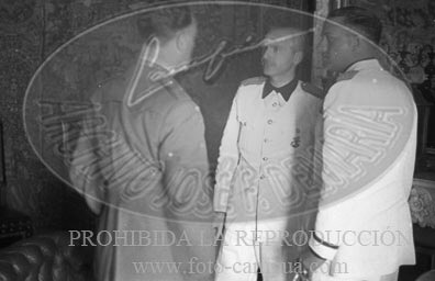 Visita del Conde Ciano a Zarauz