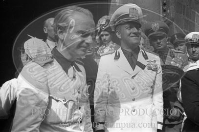 Visita del Conde Ciano a Zarauz